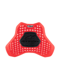 Alpinestars Nucleon Plasma Full Chest Protector Insert, borstbeschermer voor motorrijders, rood en zwart, met een golvend geventileerd patroon voor luchtstroom, centrale zwarte semi-rigide zone met Alpinestars-logo, ergonomisch schildontwerp voor impactbescherming