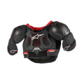 Alpinestars protection de poitrine Bionic Action Kickstart Junior, protection de motocross ventilée noire et rouge en TPR