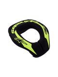 Alpinestars coussin de cou Sequence Junior, protection motocross et karting, jaune fluo et noir, design ergonomique