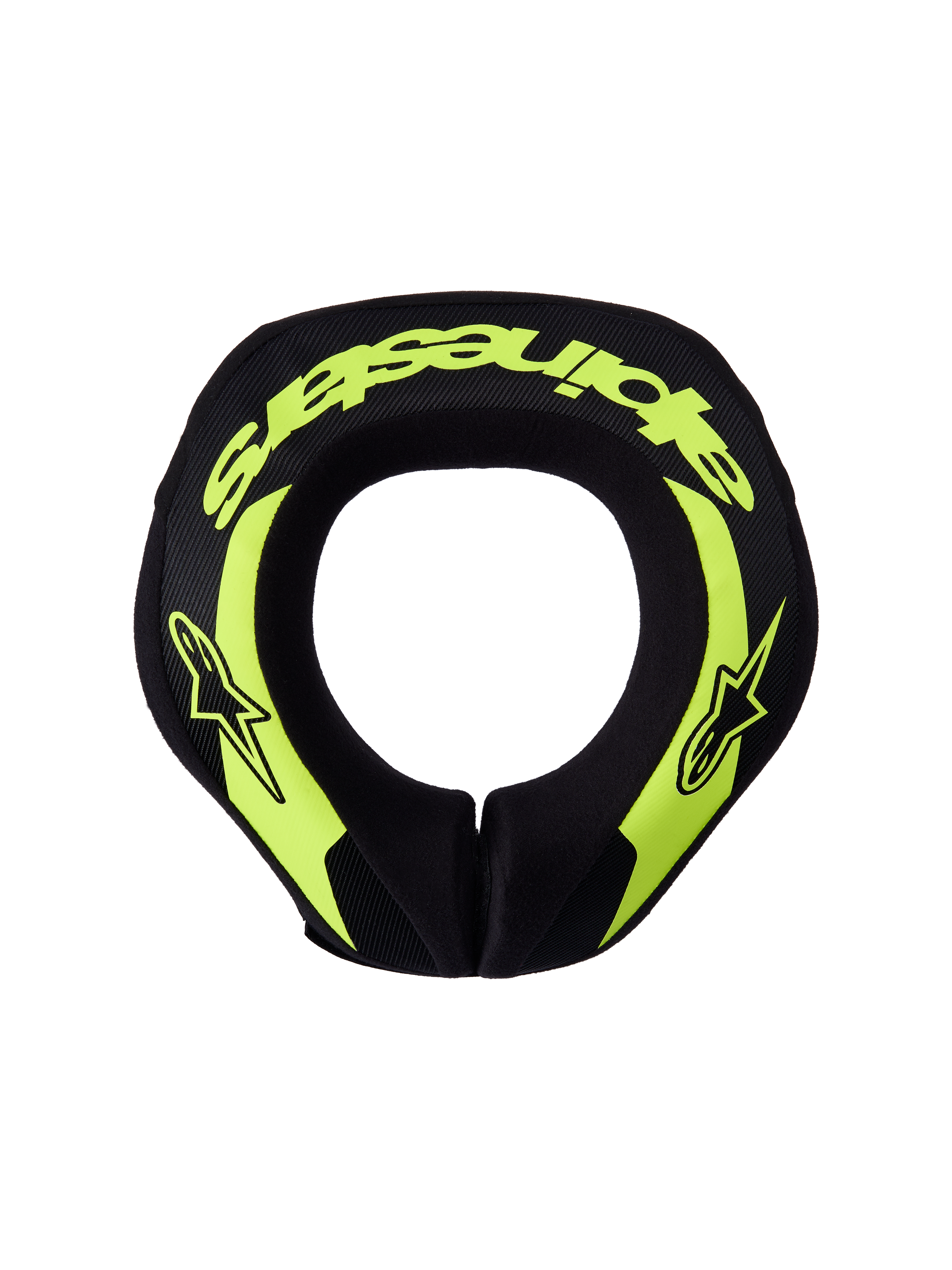 Alpinestars coussin de cou Sequence junior, protection de cou pour motocross, jaune fluo et noir, design ergonomique