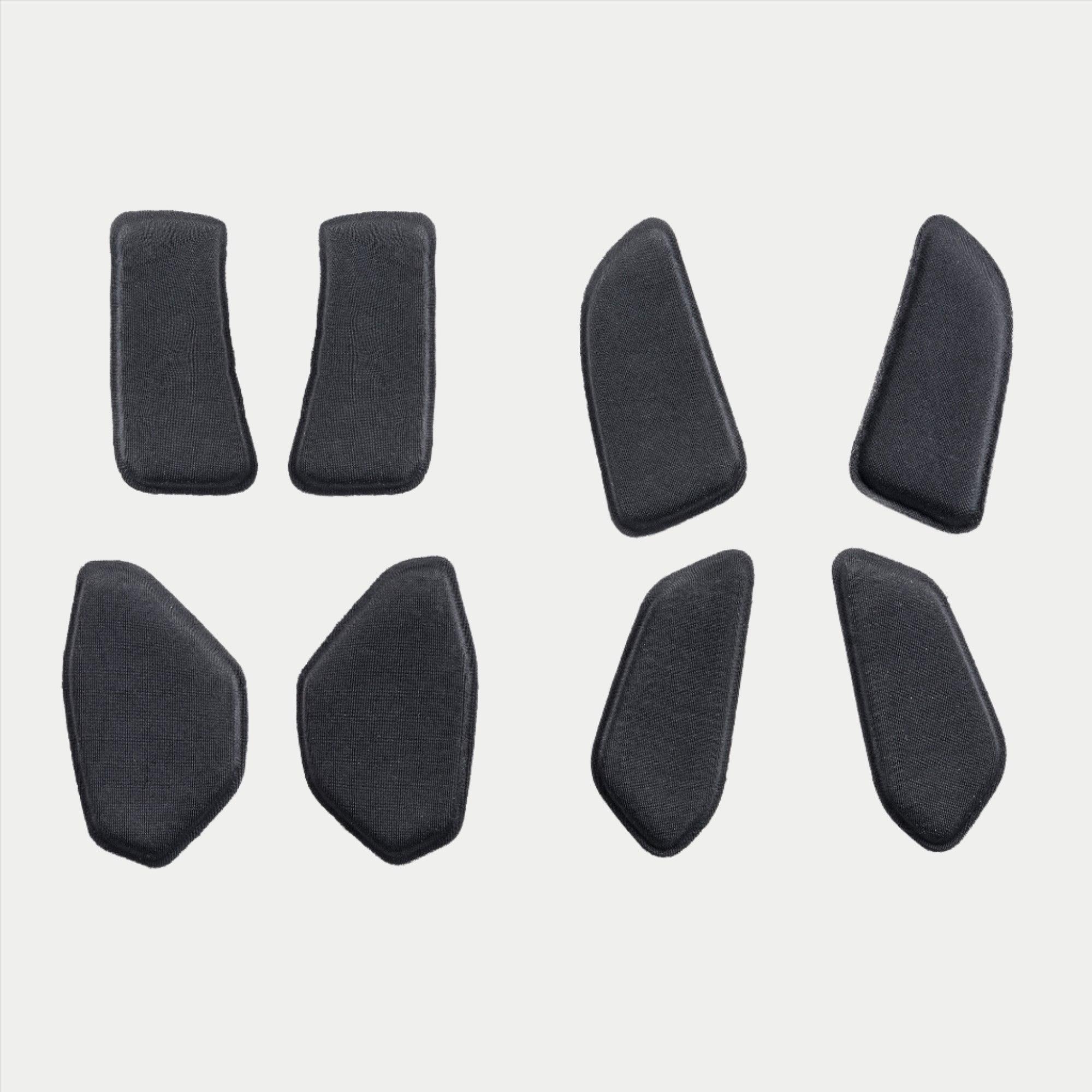 Alpinestars BNS Soft Pad Set, noir, kit de huit coussinets de confort de remplacement pour protection cervicale BNS, inserts en mousse préformés pour VTT et tout-terrain