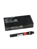 Alpinestars Tech-Air® 3 V2 Airbag-System Ersatzkartusche, Tech-Air Typ III Inflator-Kit, einzelne schwarze Argon-Gaspatrone mit weißem Etikett und rotem Warnstreifen, schwarze Markenverpackung, wichtiges Wartungszubehör für Motorrad-Airbags