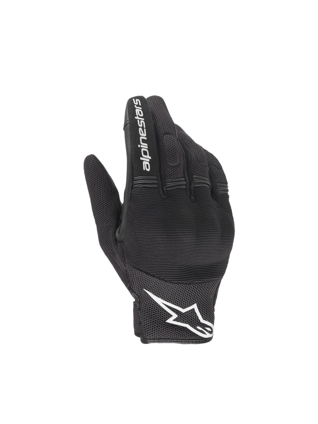 Alpinestars Copper, gants de moto urbains pour homme, noirs et blancs, en textile mesh léger et respirant