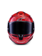 Alpinestars S-R7 A-Core Helm ECE 06, Integralhelm, Rot und Weiß, glänzende Ausführung, ECE-zertifiziert