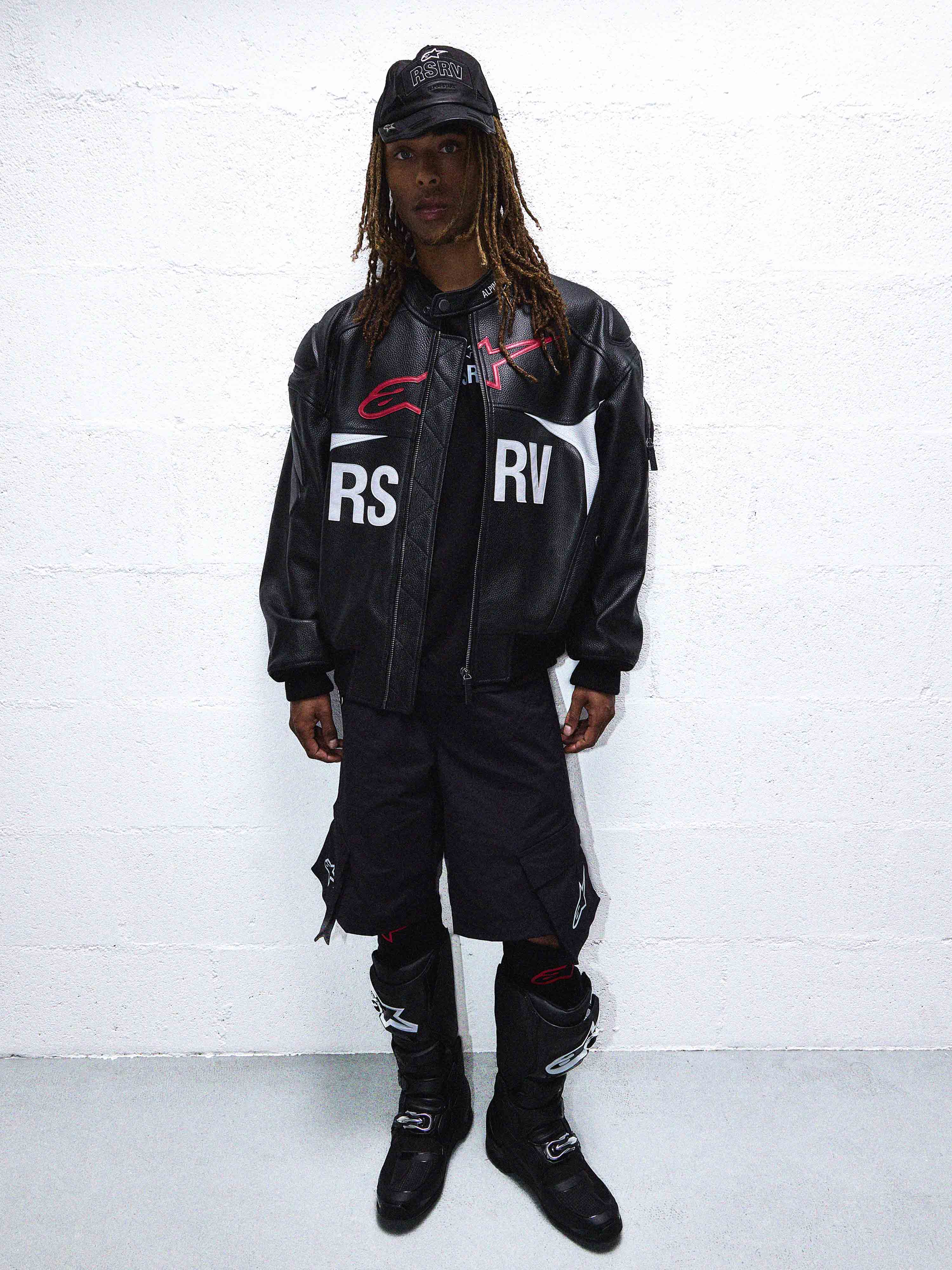 RSRV The Chief Bomber Veste en cuir