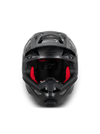Alpinestars Supertech M10 Fame, casque de motocross noir et rouge en carbone, certifié ECE 22.06.
