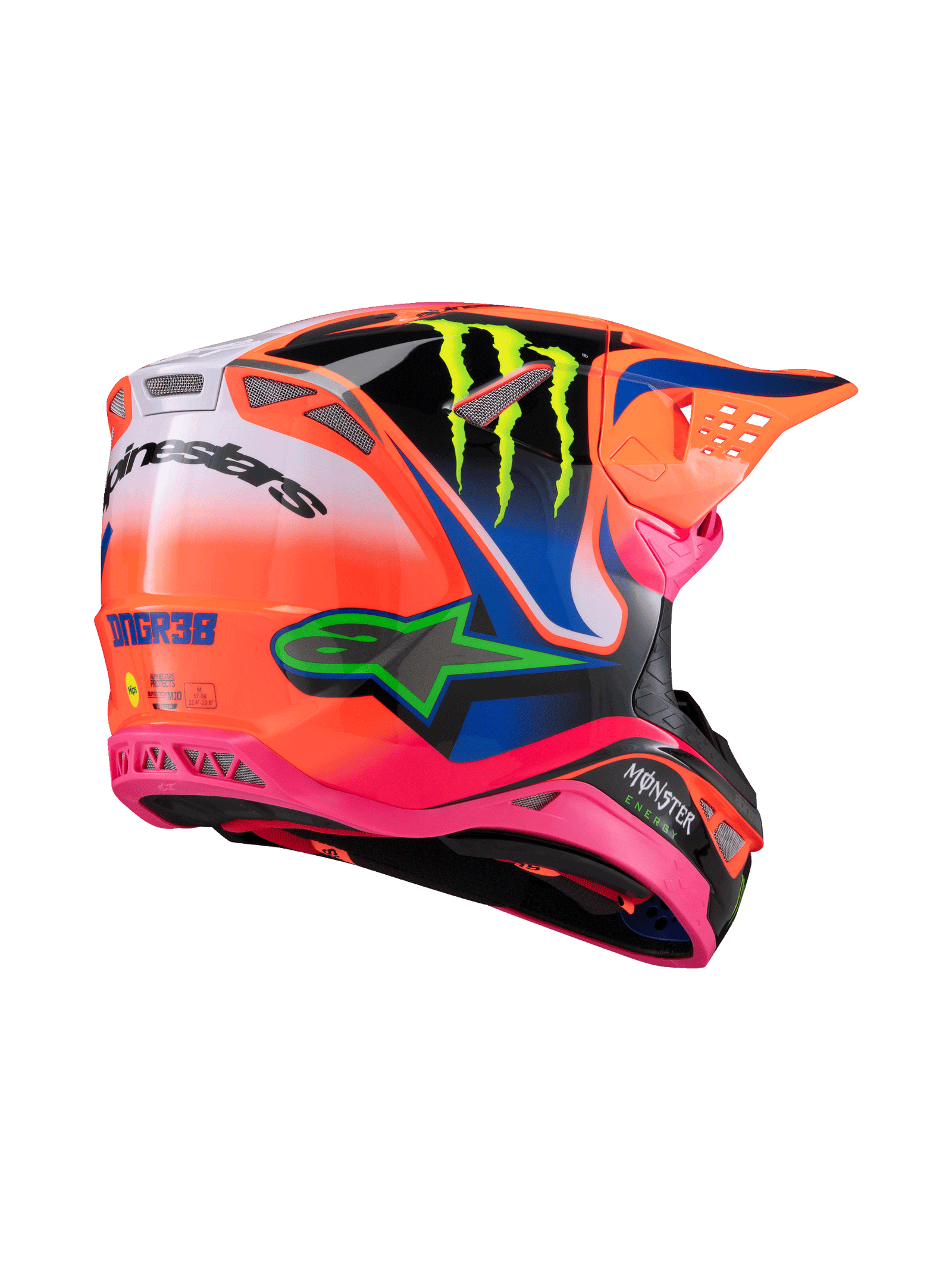 Supertech M10 Deegan Monster Casque ECE06