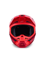 Alpinestars S-M7 Core helm, motorcrosshelm, glanzend rood, vooraanzicht met meerdere ventilatieopeningen en aerodynamisch ontwerp, Astars-branding op het vizier en de kinbeugel, professionele off-road race-uitrusting