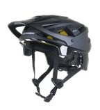 Casque Alpinestars Vector Tech Solid, casque de VTT noir, finitions mates et brillantes avec 19 aérations, rembourrage intérieur Mips jaune, visière et sangles réglables, protection légère pour le Trail et l'All-Mountain
