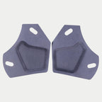 Alpinestars Supertech R10 Ear Pads Set, accessoire pour casque de moto, gris, paire de coussinets d'oreille internes de rechange présentant un support en tissu gris plat avec des découpes ovales et un rembourrage central surélevé, pièce d'entretien officielle pour les casques S-R10