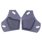 Ensemble de coussinets d'oreille Alpinestars Supertech R10, accessoire de casque, gris, paire d'inserts rembourrés symétriques avec texture en tissu doux et découpes de montage, pièces de rechange officielles pour casques S-R10