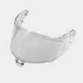 Alpinestars Supertech R10 AFHS-01 Shield, Ersatzvisier für Helme, Klar, transparente Kunststoffkonstruktion für S-R10 Rennhelme, gewölbtes Design mit präzisen Montagepunkten, offizielles Motorradhelm-Zubehör