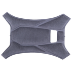 Alpinestars Supertech R10 Top Pad, graues Helmzubehör, Ersatz-Oberkopfpolster, geometrisch gepolstertes Design mit weicher Stoffstruktur, offizielle S-R10 Innenkomponente