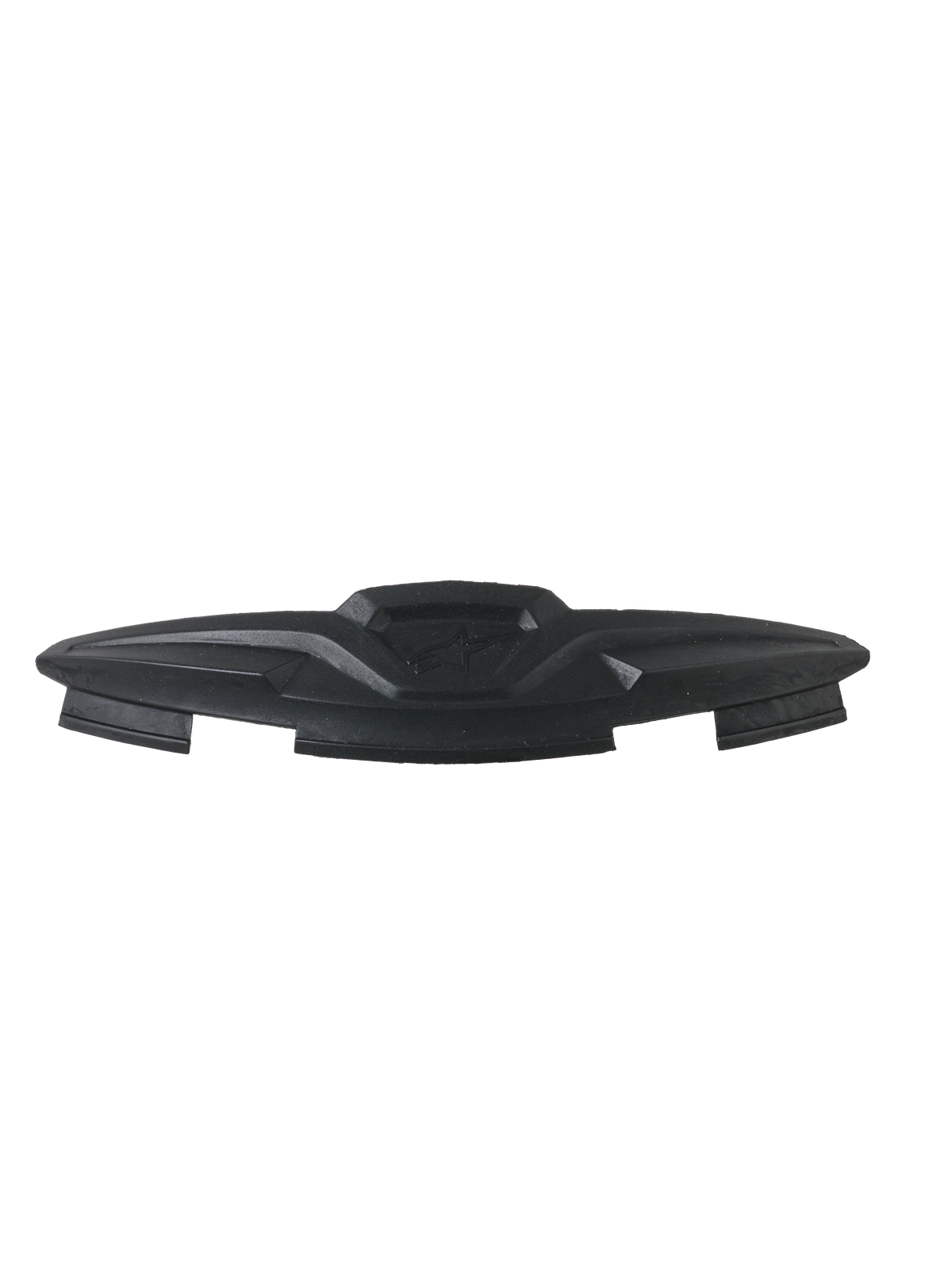 Alpinestars S-R7 ademdeflector, motorhelmaccessoire, zwarte TPU-constructie, vooraanzicht