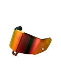 Alpinestars Absolute Vision Shield V2 Visier, Motorradhelm-Visier in Rot verspiegelt für S-R10 und S-R7 Helme, synthetische Konstruktion