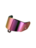 Alpinestars Absolute Vision Shield V2, Helmvisier für den Rennsport, Regenbogenfarben und Violett mit Spiegelbeschichtung, Polycarbonat-Konstruktion