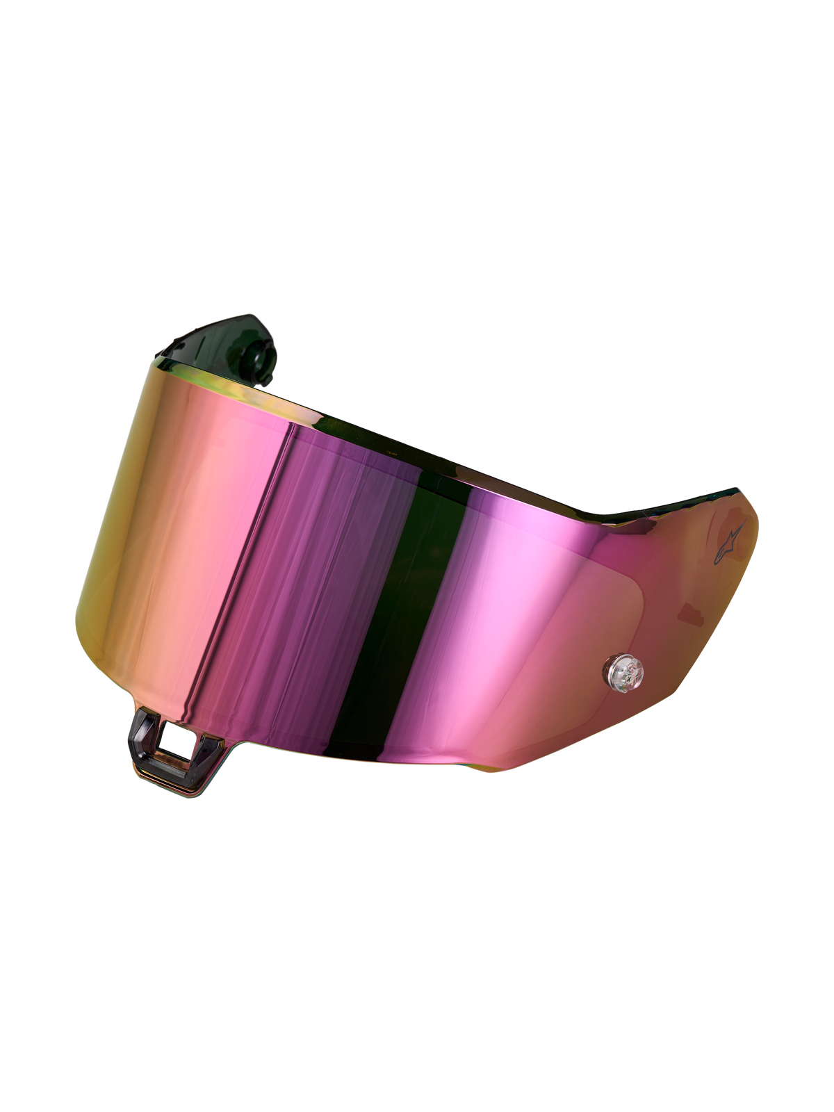 Alpinestars Supertech R-10/R-7 Absolute Vision Gen2.1-R Visier, Ersatzvisier für Motorradhelme, Spiegel-Regenbogen, aus schlagfestem Polycarbonat mit optischem Filter