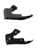 Alpinestars coussinets de joue S-R7, pièces de rechange pour casque de moto, gris et noir, construction en polyuréthane avec boutons-pression de fixation