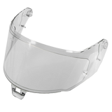 Alpinestars Supertech R10 AFHS-01 Shield, Replacement Helmet Visor, Photochromic, clear curved plastic design with attachment mechanisms, compatible with S-R10 racing helmets, UV protected and scratch resistant finish