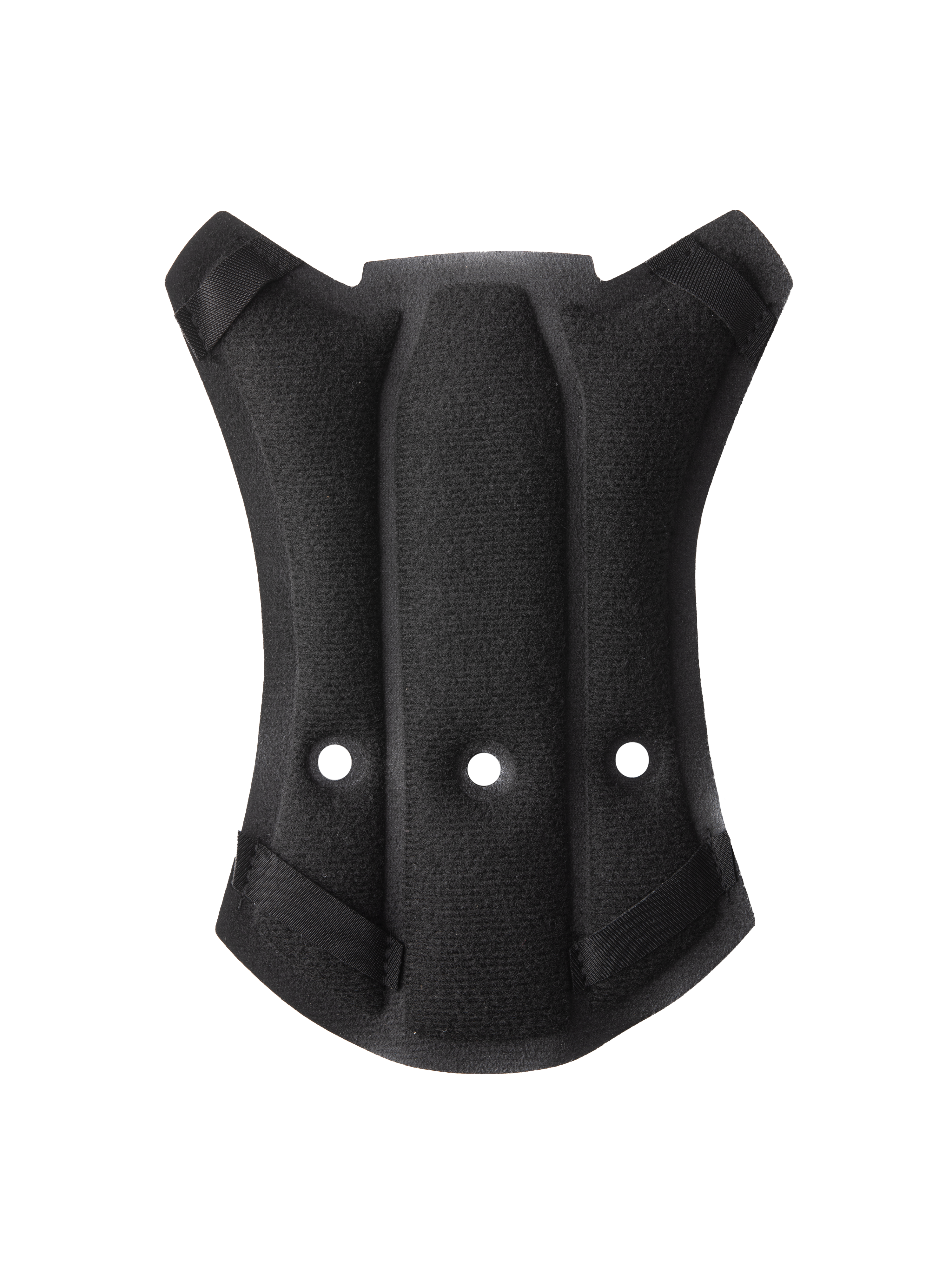 Alpinestars S-M7 Top Pad, Helmzubehör, Schwarz, konturiertes, gepolstertes Design mit drei Belüftungsöffnungen und Befestigungslaschen an den Ecken, Synthetikgewebe für Komfort im Motocross-Helm