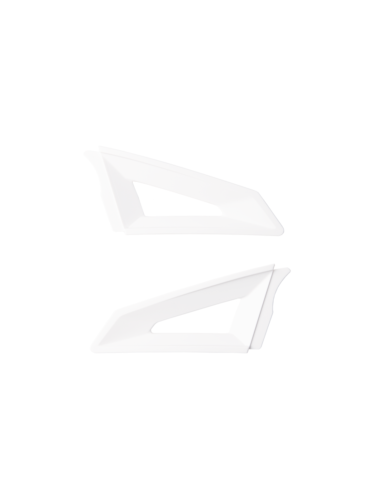 Alpinestars S-M3 Top Vent Sides, Helmbelüftungszubehör, Weiß, Paar aerodynamische Ersatzteile mit dreieckigen Aussparungen, schlagfeste Kunststoffkonstruktion