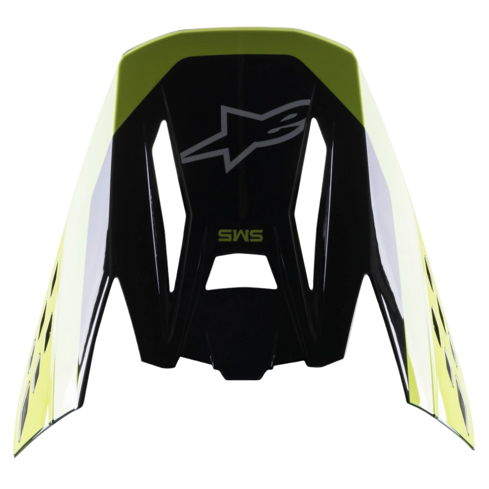 S-M5 Beam Black Yellow Fluo Glossy Visor