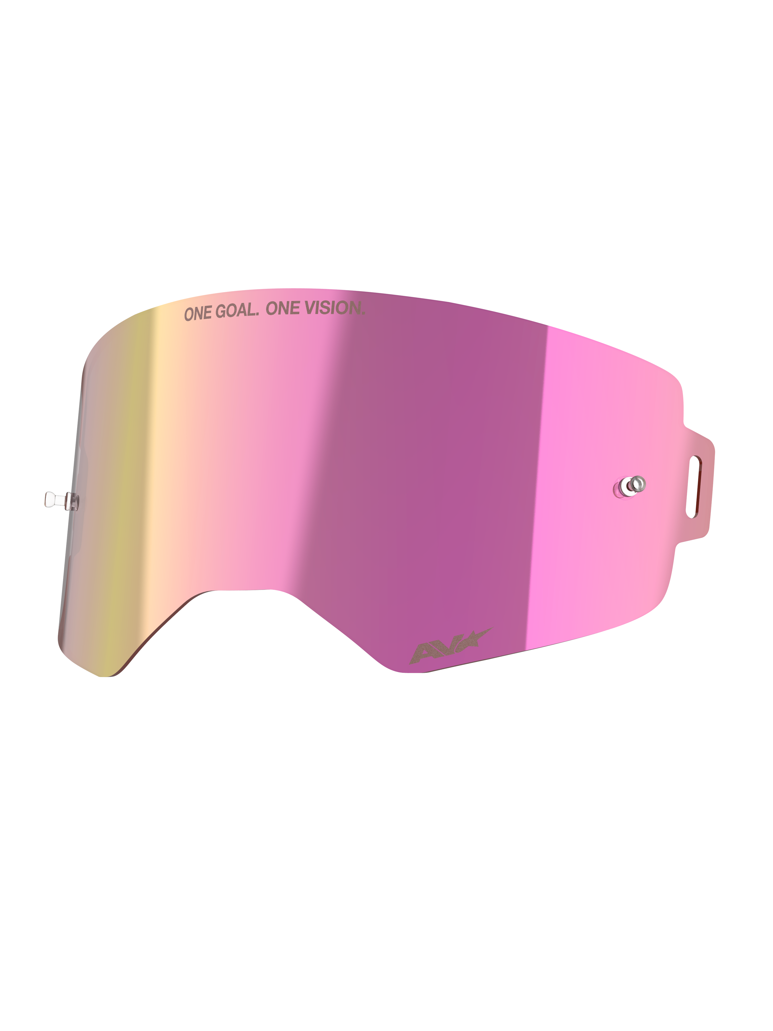 Alpinestars lentille Supertech miroir rose, accessoire de masque de motocross, rose, polycarbonate antibuée, Absolute Vision