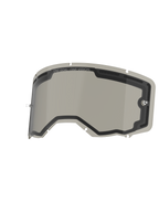 Alpinestars Vision 8-5-3 Doppelscheibe, Farbe Smoke, Ersatzglas für Brillen mit belüfteter Doppelscheiben-Konstruktion, integrierten Tear-off-Pfosten und „ONE GOAL. ONE VISION.“ Branding, entwickelt für Motocross und Offroad-Fahrten