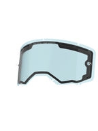 Alpinestars Vision 8-5-3 Doppelscheibe, Ersatzglas für Motocross-Brillen, Blau, leicht getöntes Polycarbonat mit Doppelscheiben-Konstruktion, schwarze Schaumstoffdichtung, ‚ONE GOAL. ONE VISION.‘-Schriftzug, integrierte Tear-off-Pfosten, langlebiges Antibeschlag-Glas für Motocross-Brillen