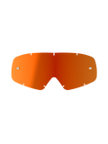 Alpinestars Vision Youth Mirror Lens, Motocross-Brillen-Ersatzzubehör, Spiegelrot mit reflektierendem Orange-zu-Rot-Verlauf, mit integrierten Abreißstiften und seitlichen Montagekerben, gebogene Polycarbonat-Konstruktion für den Jugend-Offroad-Rennsport.