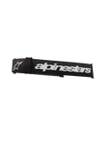 Alpinestars Supertech Goggles Strap, noir et blanc, avec lettrage et logo étoile Alpinestars blancs bien visibles, sangle de remplacement de 45 mm pour masque de motocross avec adhérence en silicone et fixation par clic