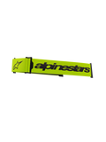 Alpinestars Supertech Goggles Strap, Motocross-Brillenzubehör, leuchtendes Gelb Fluo und Schwarz, mit markantem Alpinestars-Schriftzug und Stern-Logo, offizielles Ersatzband für Offroad-Rennbrillen