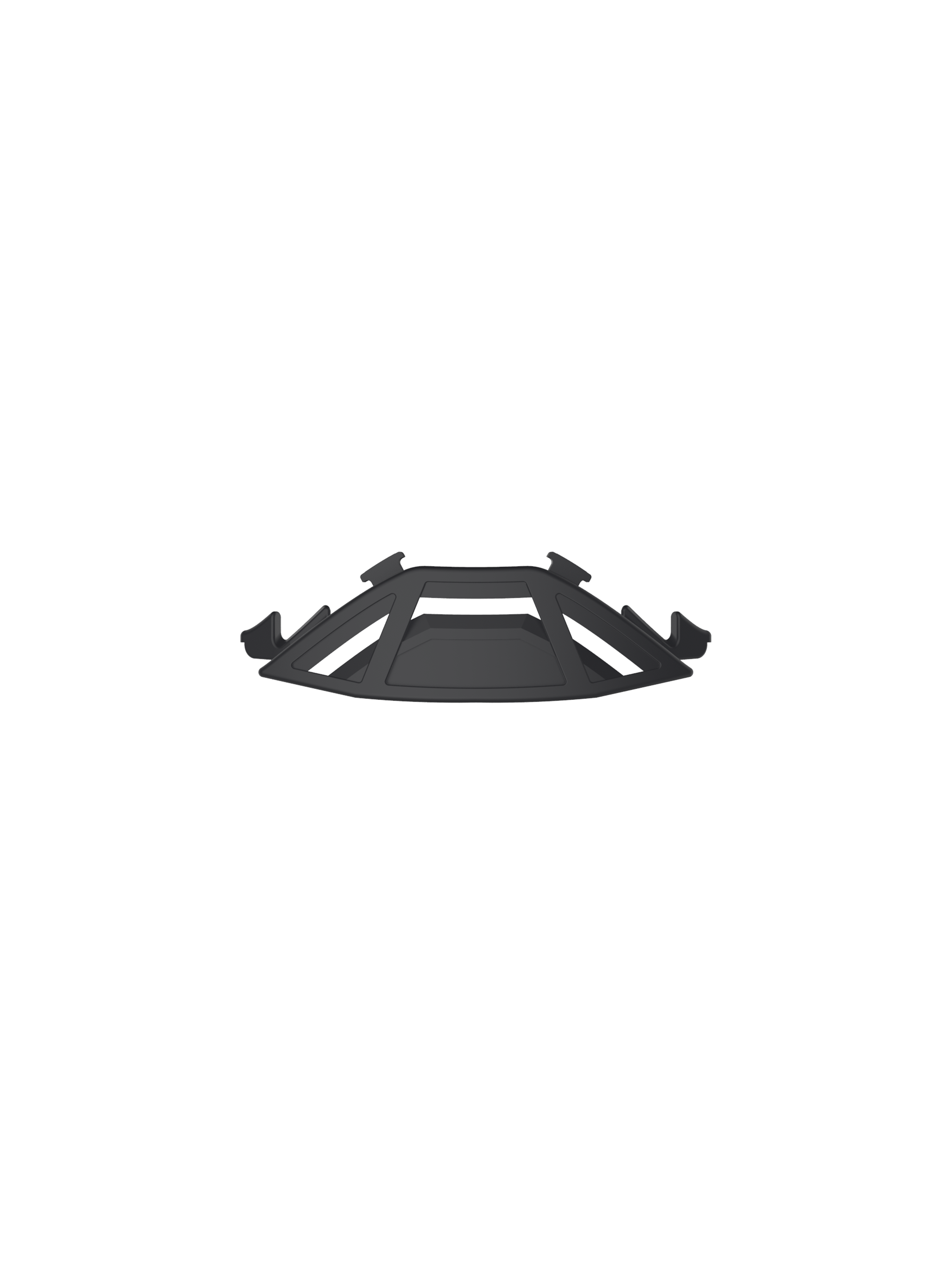 Alpinestars protège-nez de rechange Supertech, accessoire de masque de motocross, noir, construction en plastique durable