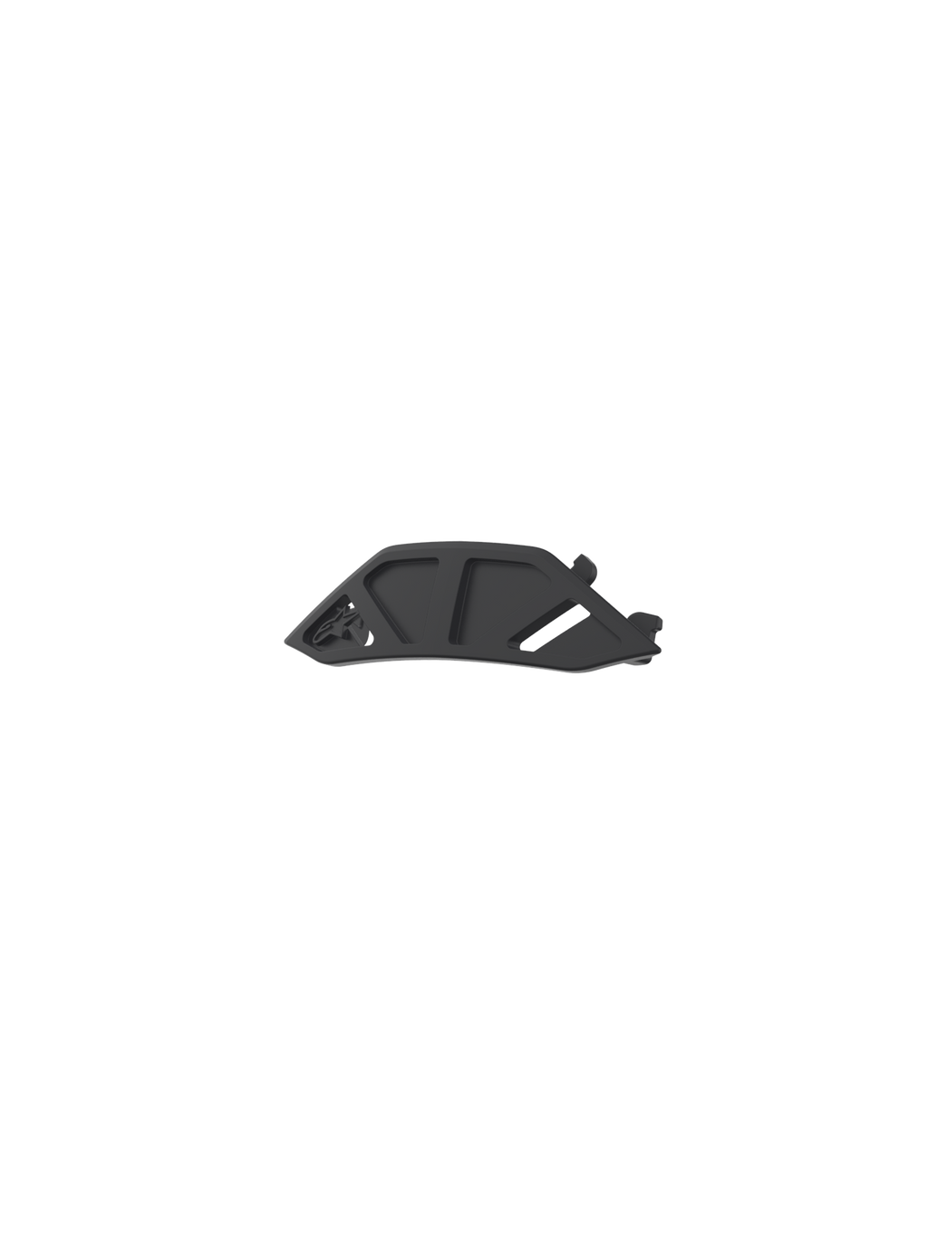 Alpinestars Vision 8-5-3 neusstuk reserveonderdeel, zwart, kunststof accessoire voor motorcrossbrillen.
