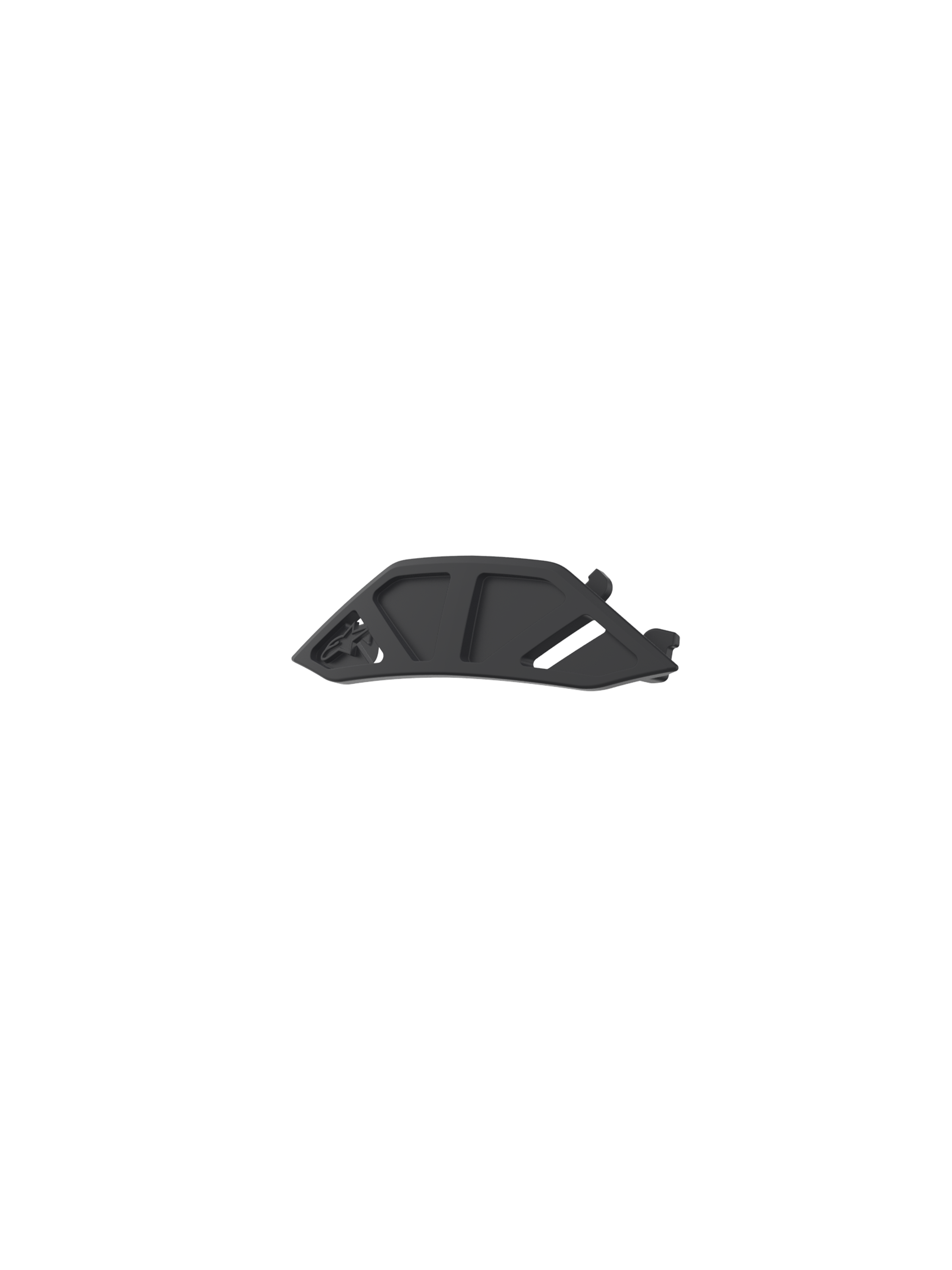 Alpinestars Vision 8-5-3 neusstuk reserveonderdeel, zwart, kunststof accessoire voor motorcrossbrillen.
