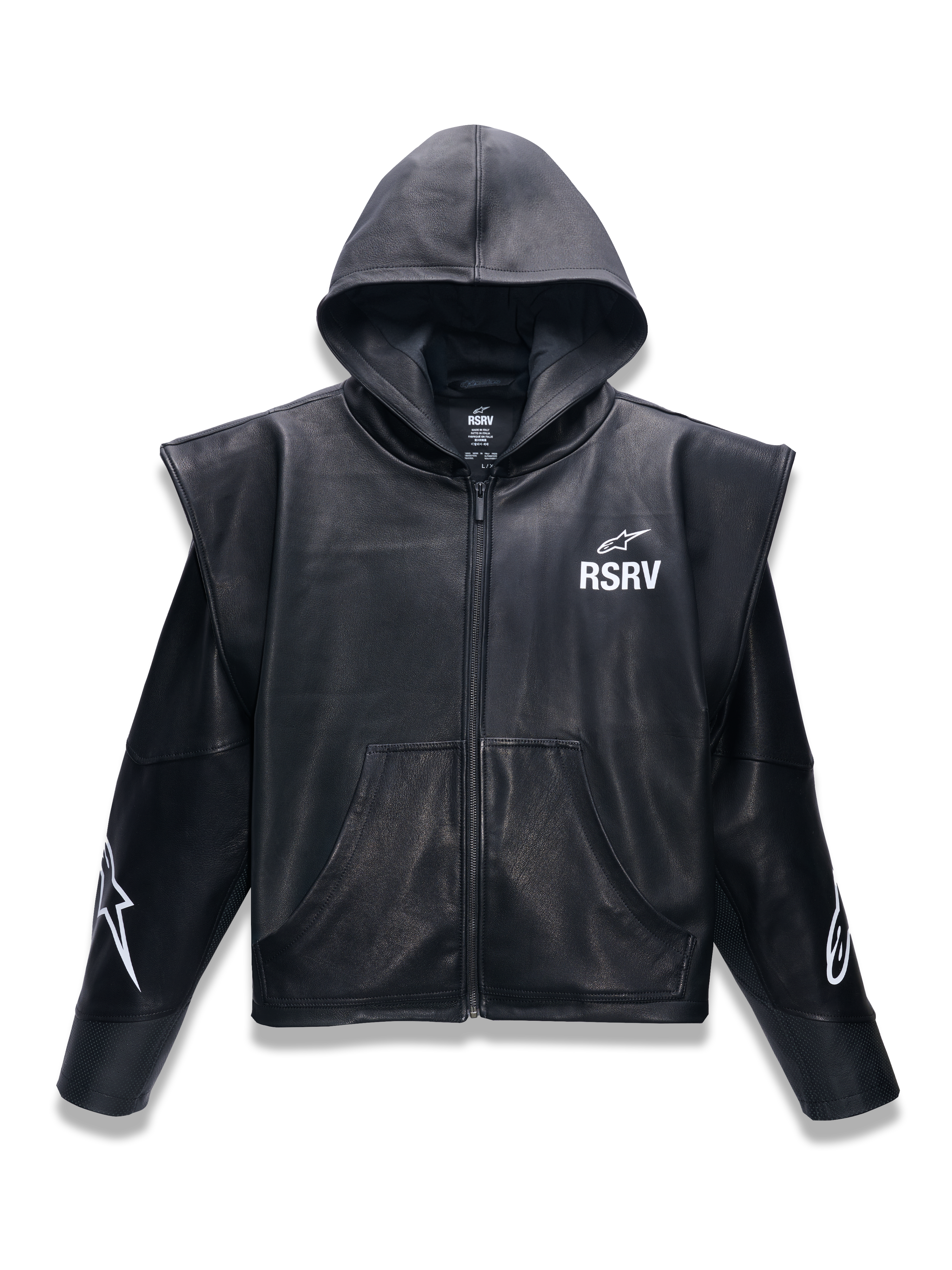Sweat À Capuche En Cuir RSRV Axis