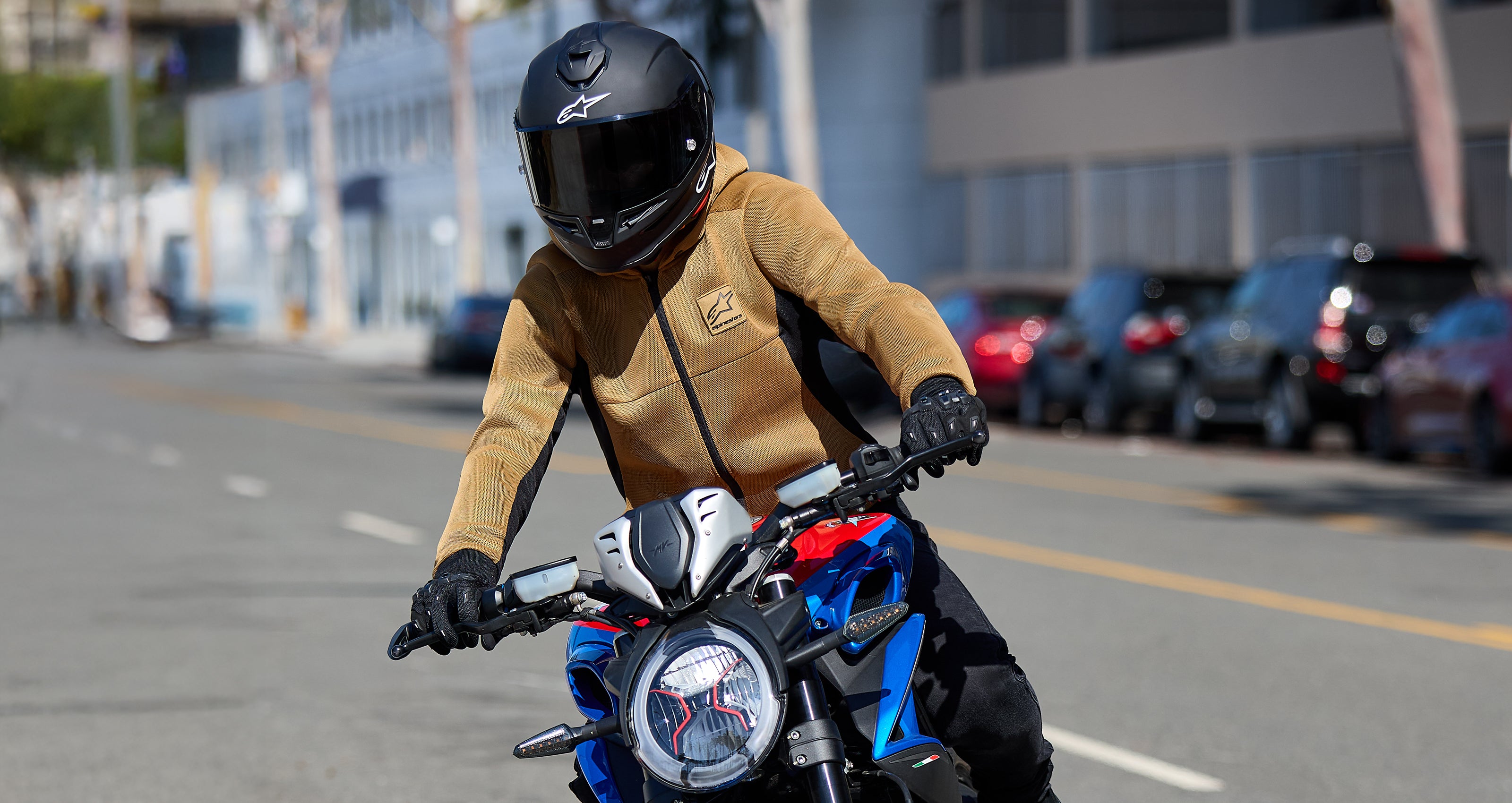 Chrome Superairflow - Black Motorcycle Hoodie | Alpinestars®