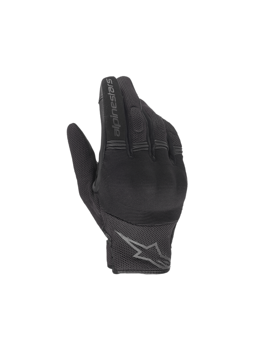 Alpinestars gants Copper, gants de moto urbains pour homme, noirs, protection rigide et mesh textile, certifiés CE.