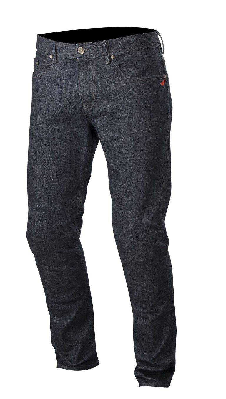 Koperen Denim Broek