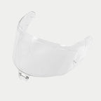 Écran Alpinestars Supertech R10 AFHS-01, visière de casque de moto, transparent, plastique transparent avec points de fixation latéraux et mécanisme de verrouillage central, protection oculaire de remplacement pour casques S-R10