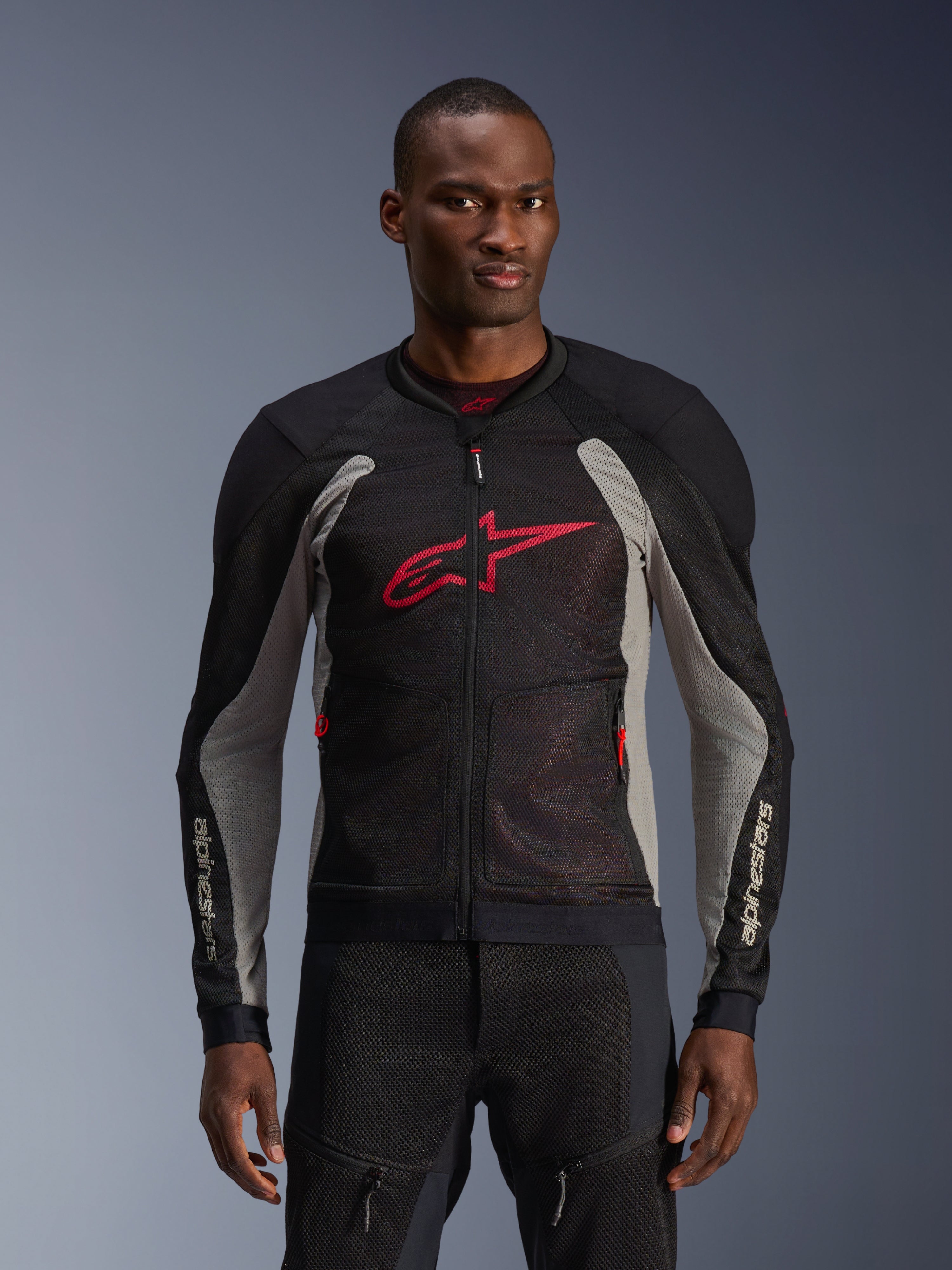 Troop-Air - Black Motorcycle Jacket | Alpinestars®