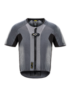 Alpinestars Tech-Air 5 Systeem, donkergrijs elektronisch airbagvest met ritssluiting en autonome veiligheid.
