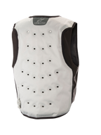 Alpinestars Kühlweste, Motorrad-Baselayer, Hellgrau und Dunkelgrau, dreilagige Textilkonstruktion mit feuchtigkeitsableitendem Fleece, Stretcheinsätze für optimale Passform und strategisch platzierte Belüftung für sommerlichen Fahrkomfort.