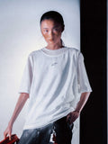 Alpinestars RSRV A1 SS Tee, t-shirt blanc décontracté avec petit logo sur la poitrine, style streetwear premium, coupe ample unisexe