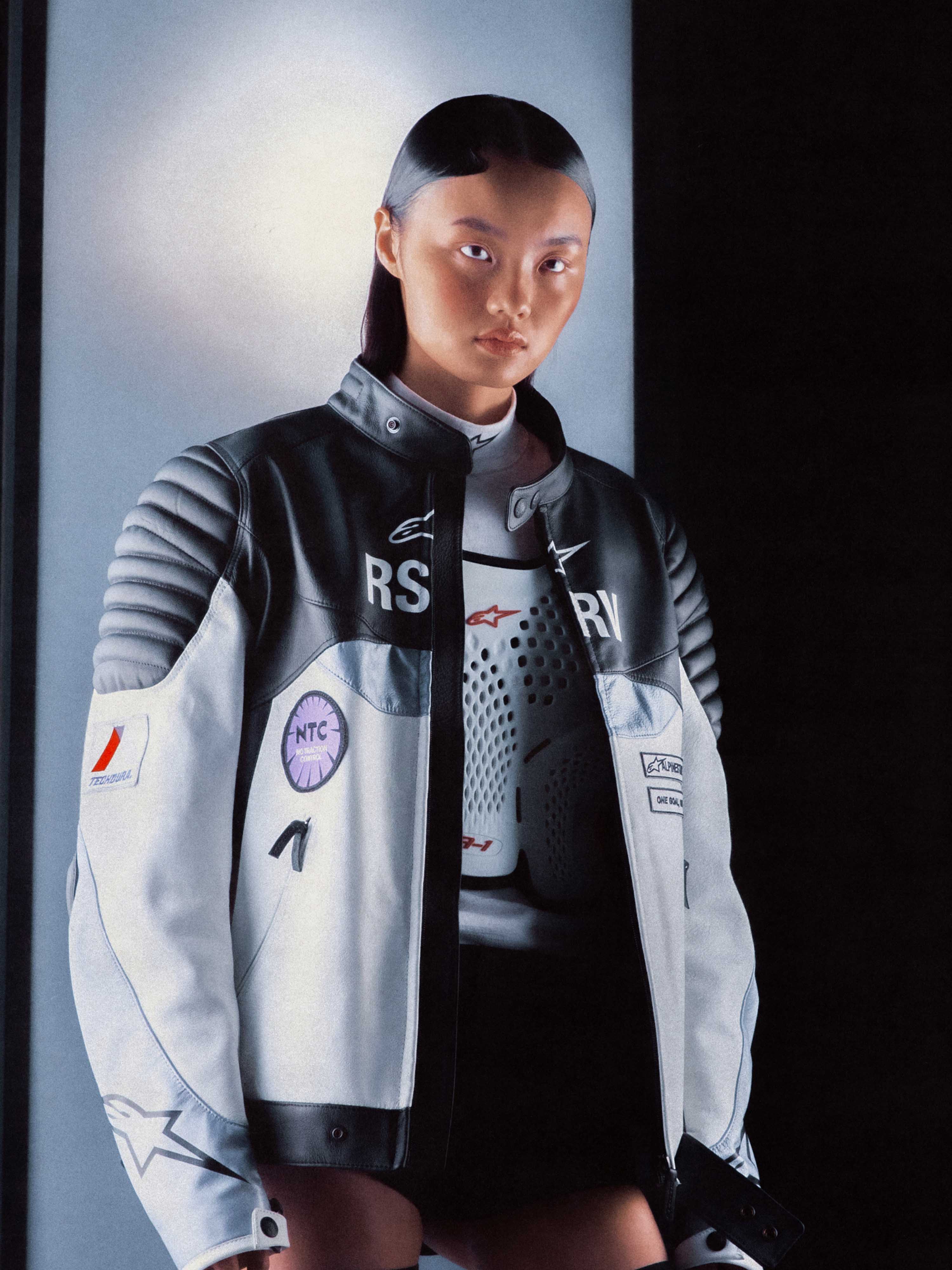Veste En Cuir RSRV Threadline