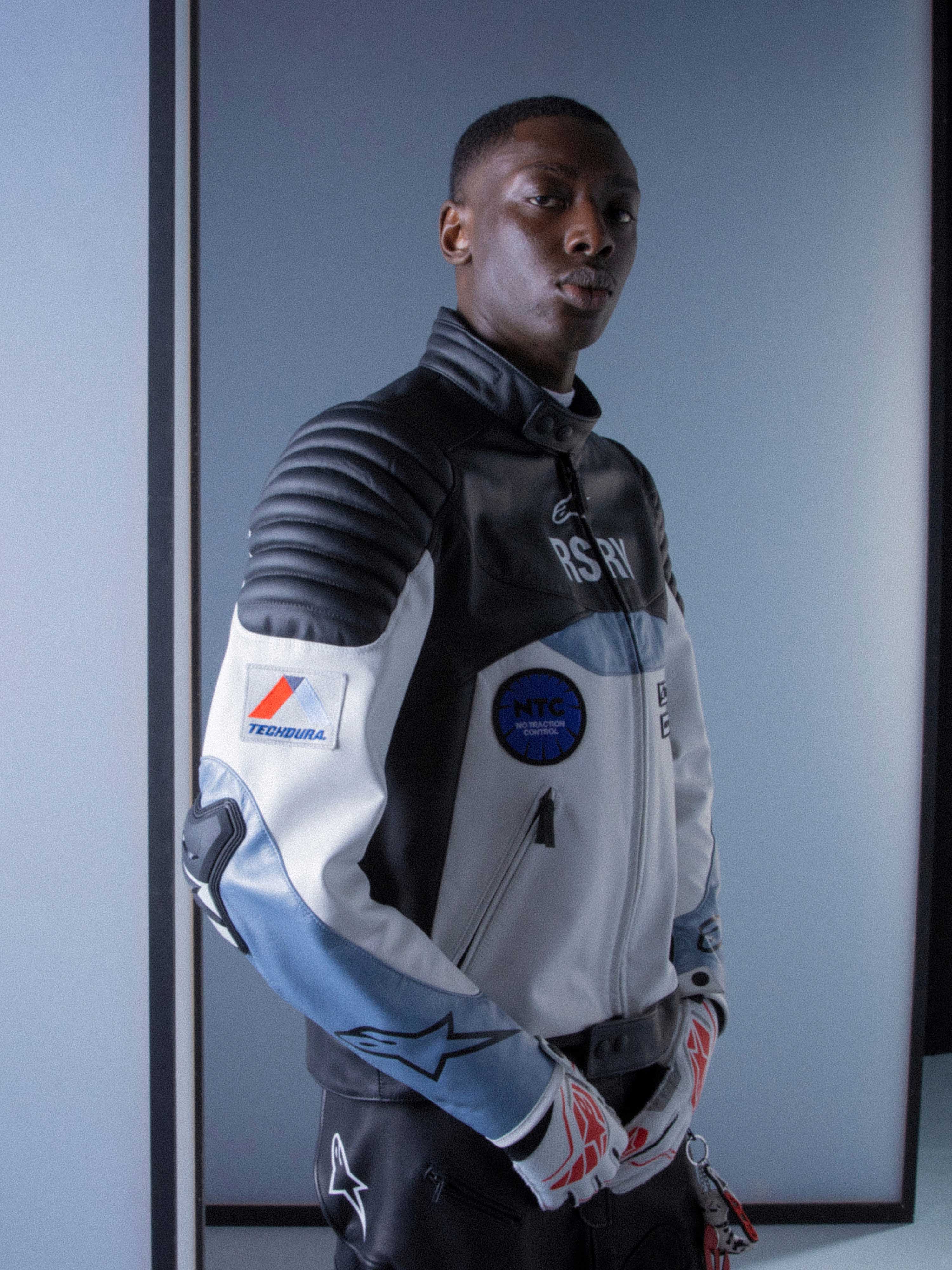 Veste En Cuir RSRV Threadline