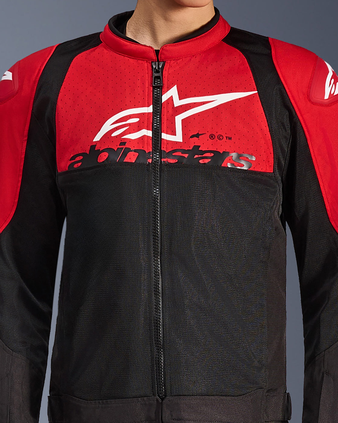 SMX Air Jacket - Black Motorcycle Textile Jacket | Alpinestars®