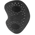 Alpinestars Nucleon KR-H heupbeschermer, zwarte motor protectie insert, geperforeerd schuimontwerp met sterlogo in reliëf, ergonomische vorm voor impactbescherming en ventilatie