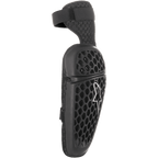 Alpinestars Youth Bionic Plus elleboogbeschermer, zwart, buitenschaal met honingraatpatroon en wit Astar-logo, dubbel bandsluitsysteem, ergonomische motorcross- en off-roadbescherming voor de jeugd